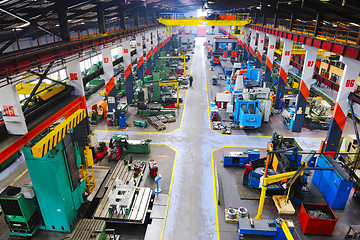 Image showing metal industy factory indoor