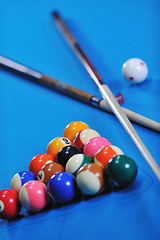 Image showing billiard balls