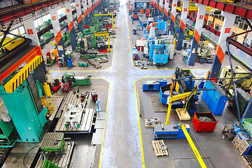 Image showing metal industy factory indoor