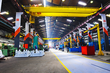 Image showing metal industy factory indoor