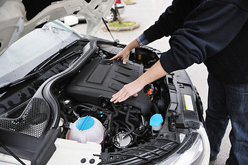 Image showing man car repair