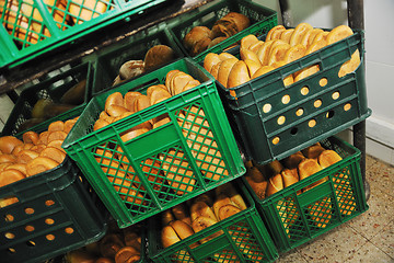 Image showing bread factory production