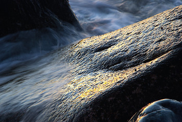 Image showing Stony sunset.