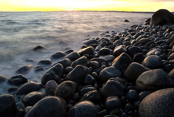 Image showing Sunset in Vestfold, Norway