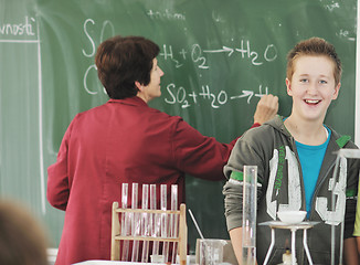 Image showing science and chemistry classees at school