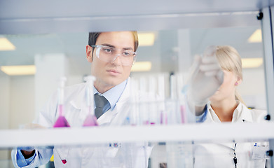 Image showing science people in bright lab