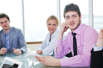 Image showing group of business people at meeting