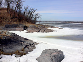 Image showing Lakeside in spring 2.