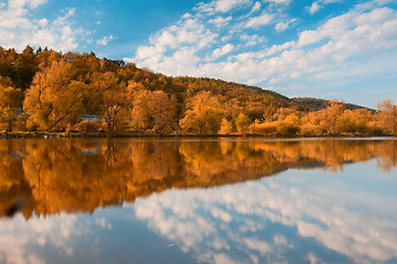 Image showing Autumn reflection