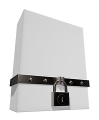 Image showing box and padlock