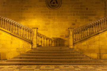 Image showing The detail of charles bridge in prague