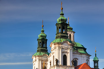 Image showing Detail of Baroque St. Nicholas' Cathedral
