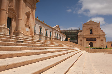 Image showing Baroque sandstoned cathedral