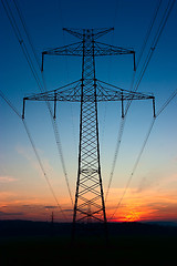 Image showing Transmission towers