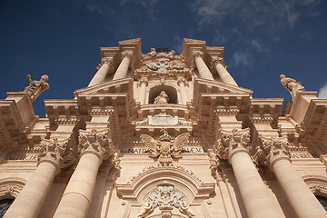 Image showing Baroque sandstoned cathedral 