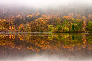 Image showing Autumn on the river