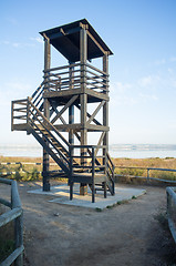 Image showing Birdwatch tower