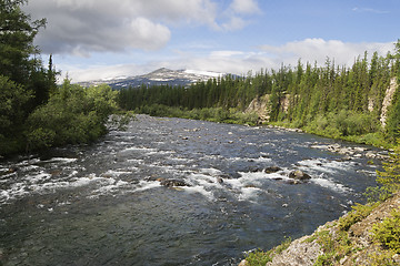 Image showing Mountain river