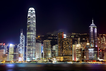 Image showing Hong Kong city at night