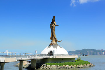 Image showing Statue of Kun Iam in Macao