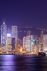 Image showing Hong Kong at night