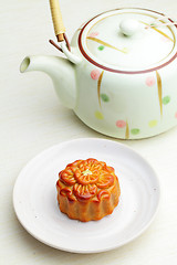 Image showing Chinese moon cake