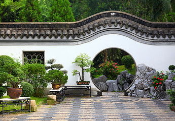 Image showing chinese garden