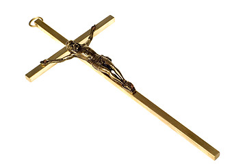 Image showing Gold crucifix