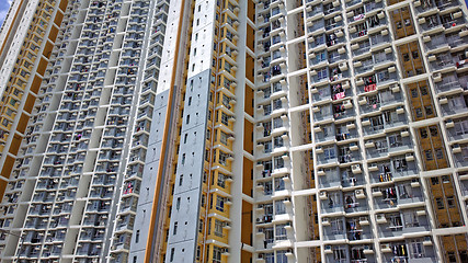 Image showing apartment block in Hong Kong