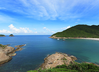 Image showing Sai Wan bay in Hong Kong