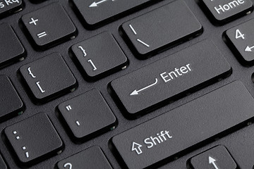 Image showing Computer keyboard enter