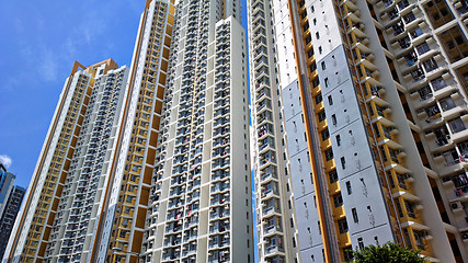 Image showing apartment block in Hong Kong