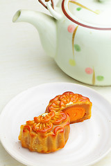 Image showing Chinese moon cake