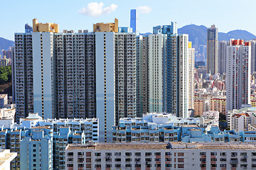 Image showing apartment building in Hong Kong