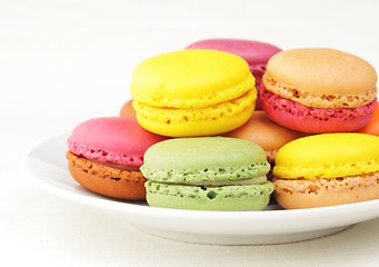 Image showing Colorful macaroon