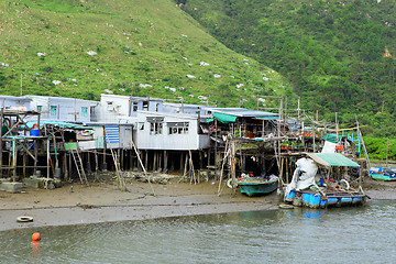 Image showing Tai O fishing village in Hong Kong