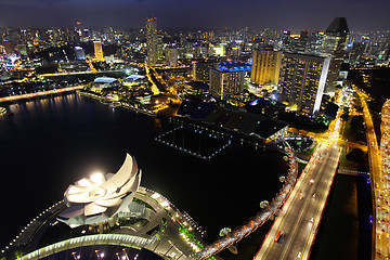 Image showing Singapore at night