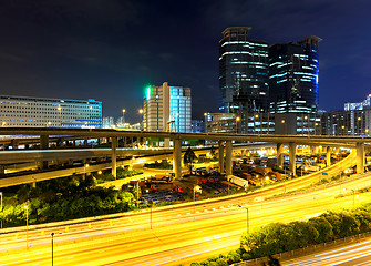 Image showing traffic in urban at night