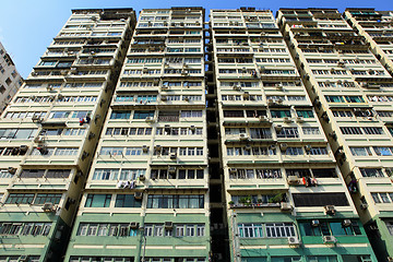 Image showing apartment building in Hong Kong