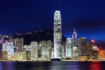 Image showing Hong Kong at night