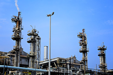 Image showing Industries of gas refining