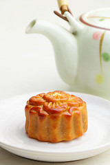 Image showing Moon cakes for Chinese Mid autumn festival