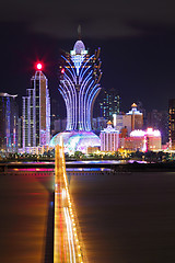 Image showing Macau at night