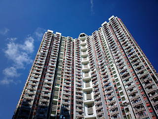 Image showing apartment house in Hong Kong