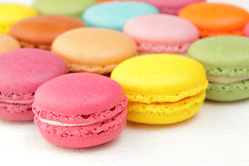 Image showing Colorful macaroon