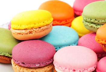 Image showing colorful French macaron