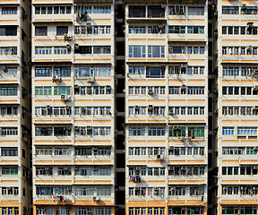 Image showing apartment building in Hong Kong