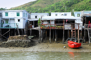 Image showing Tai O fishing village in Hong Kong