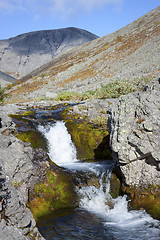 Image showing Stream with a waterfall