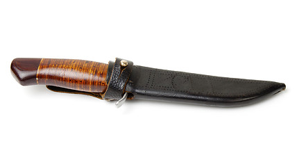 Image showing Old hunting knife